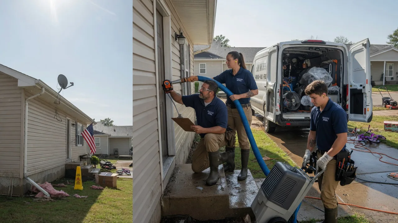 Ceiling Water Damage Restoration in Lindsay, TX near me