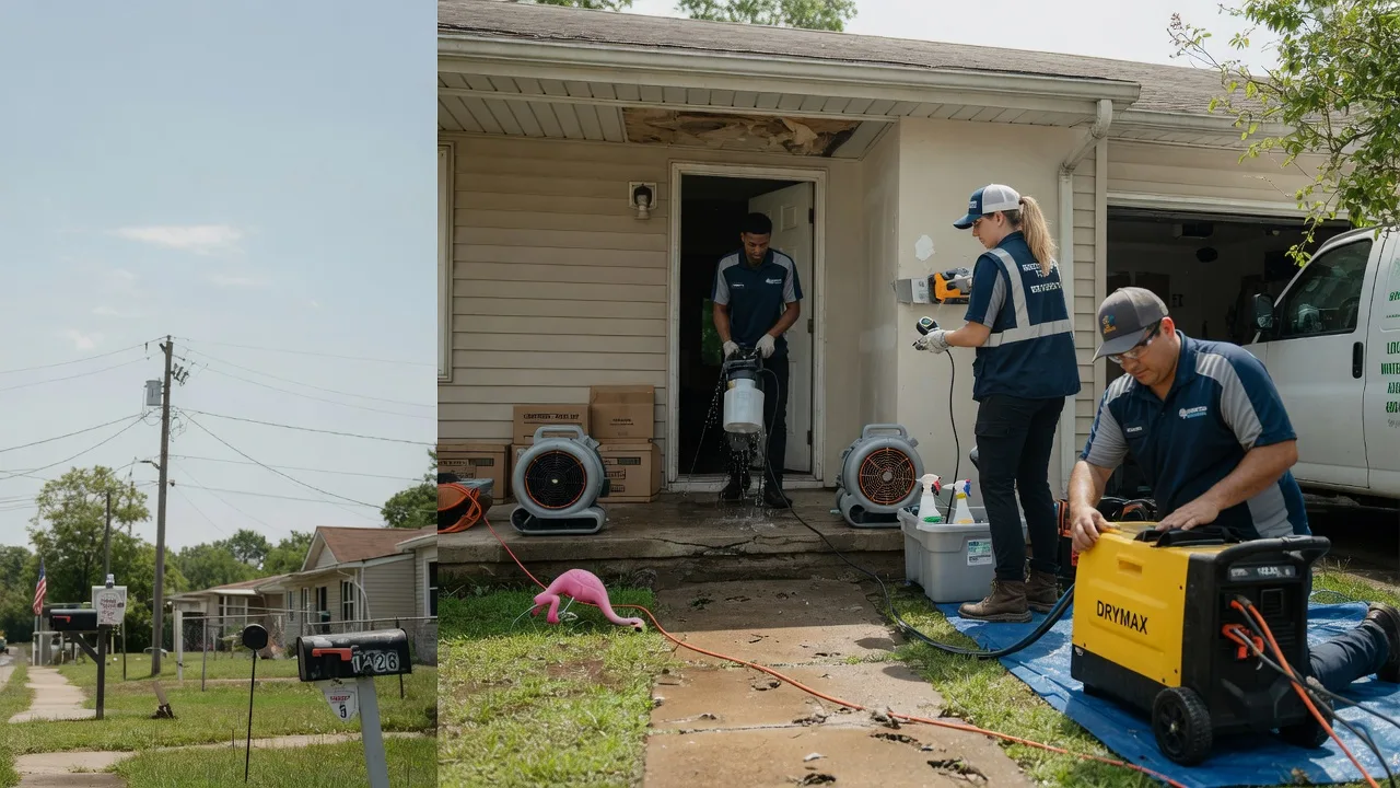 Storm Damage Water Removal in Lindsay, TX near me